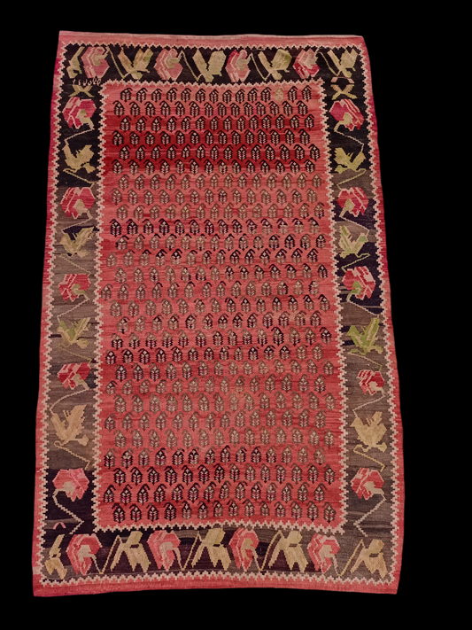 Vintage Beautiful Hand Woven Armenian Wool Weaving Kilim Rug